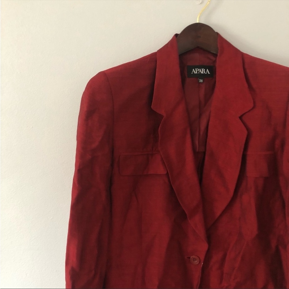 90s Red Blazer - Picture 2 of 4